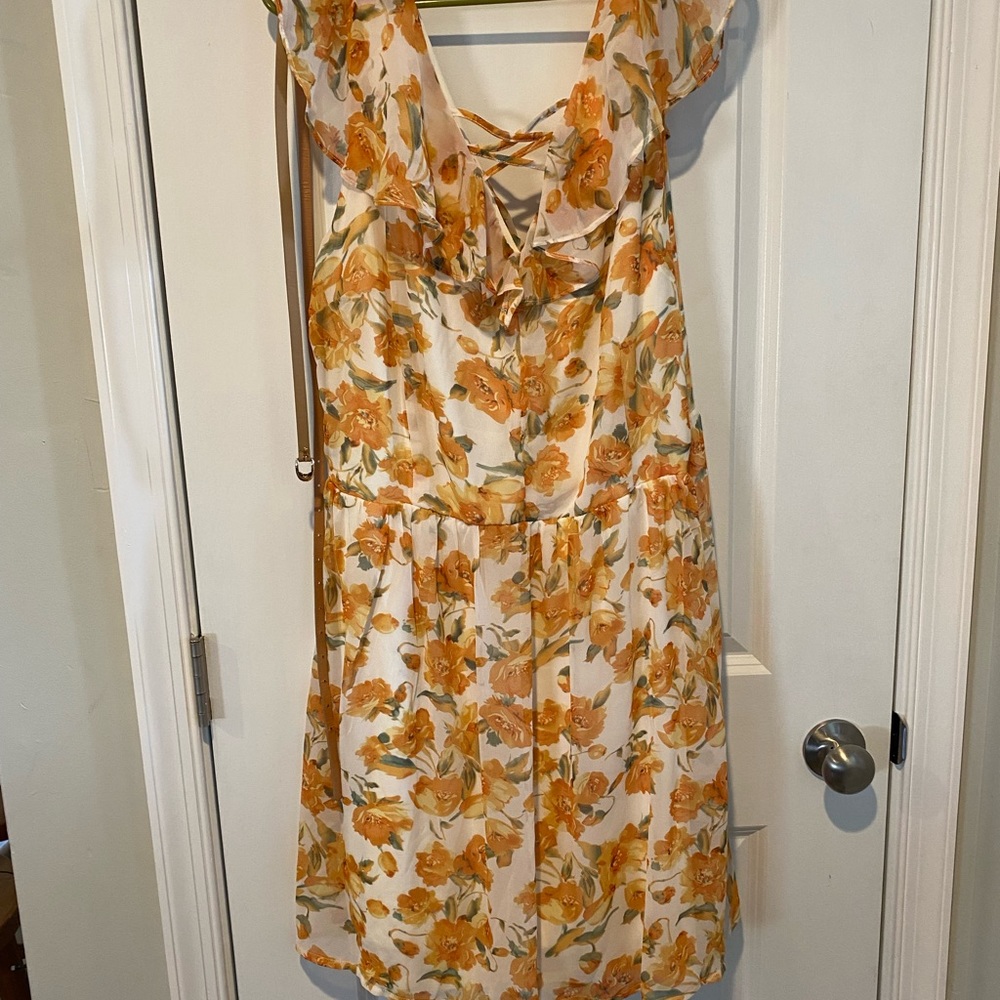 Charolette Russe Dress Floral NWT 3x Sundress